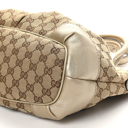 Gucci Monogram Medium Sukey Top Handle Gold 10 of 11
