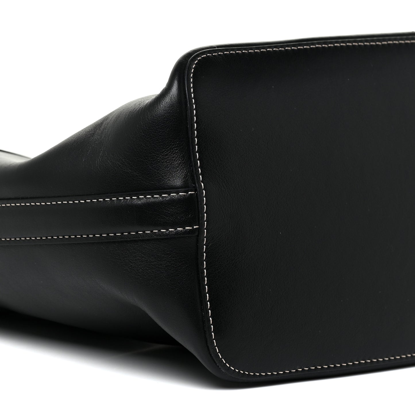 Calfskin Small The Bow Bag Black