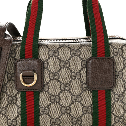 Gucci GG Supreme Web Mini GG Top Handle Bag Beige Ebony New Acero 8 of 12