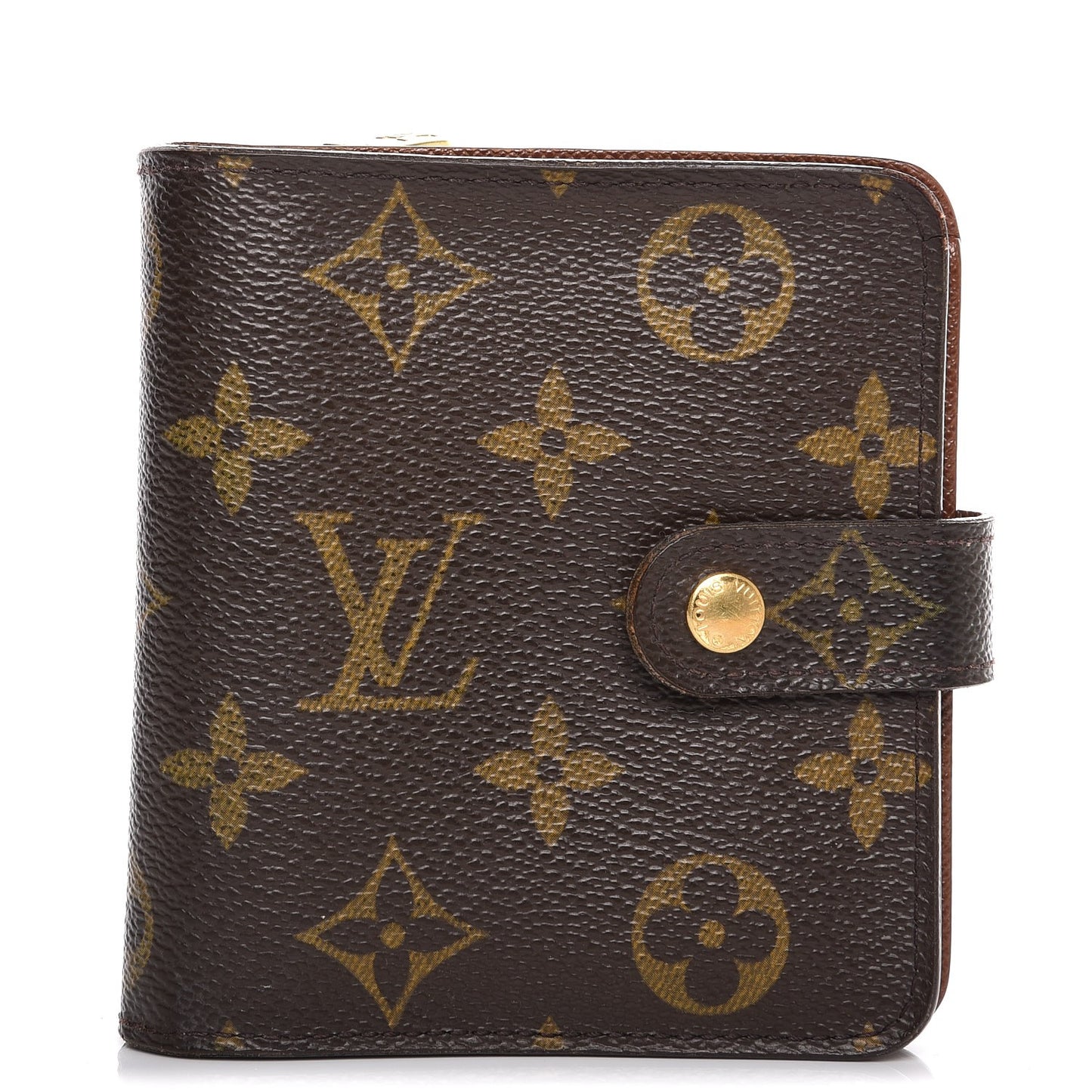Monogram Compact Zippe Zipped Wallet