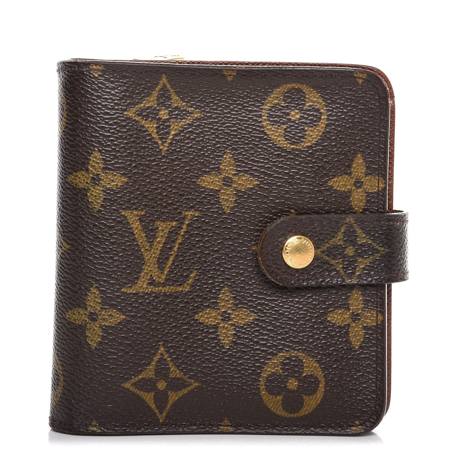 Louis Vuitton Monogram Compact Zippe Zipped Wallet 1 of 10