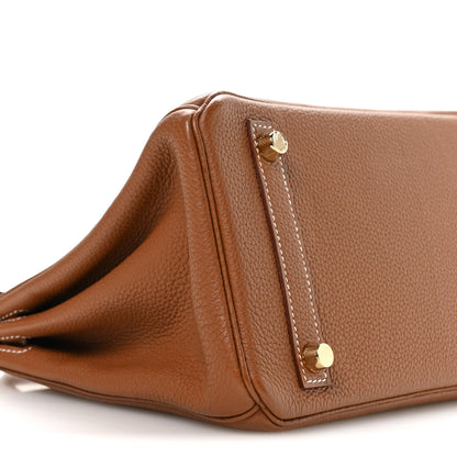 Hermes Togo Birkin 25 Gold 9 of 11