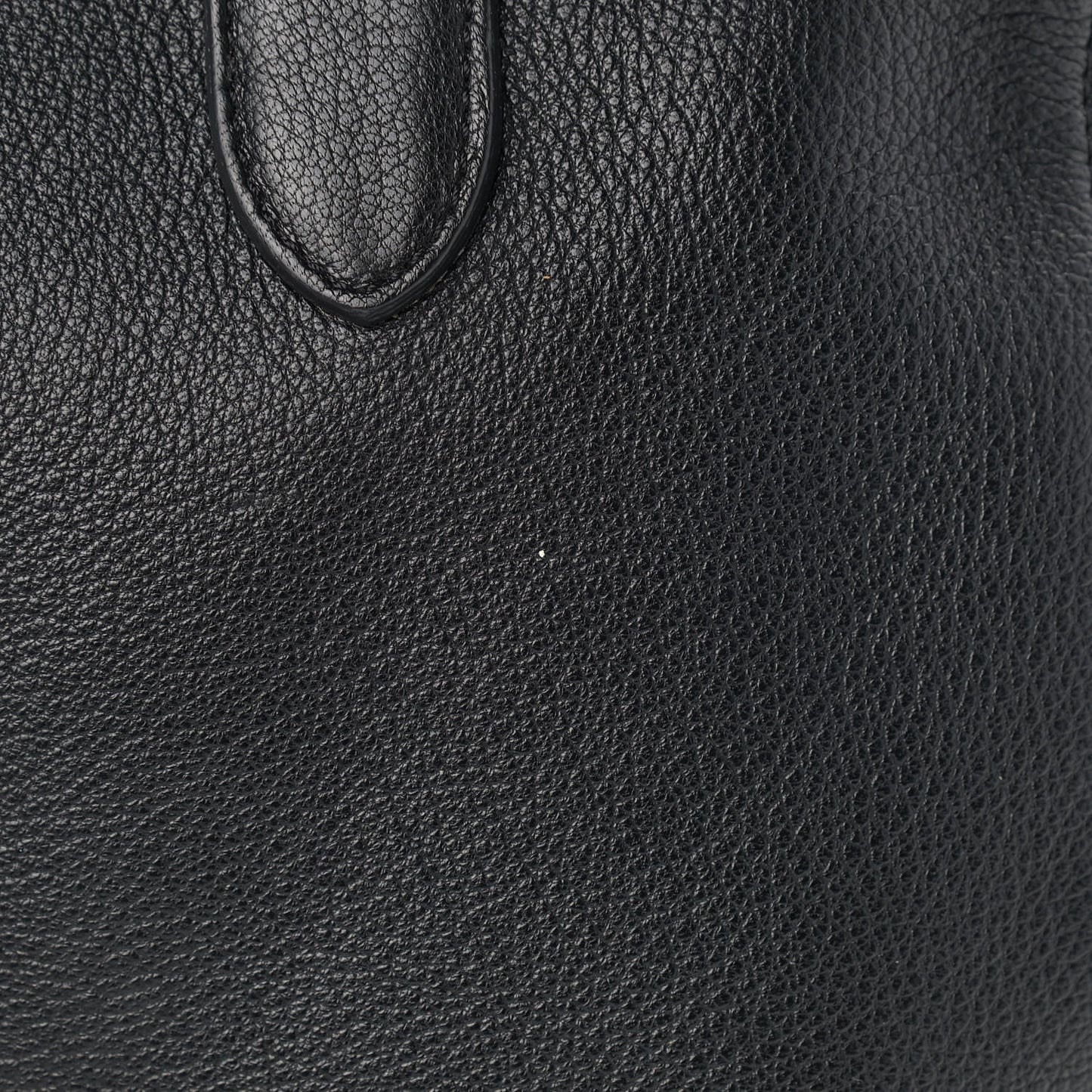Glossy Goatskin Medium Del Rey Satchel Black