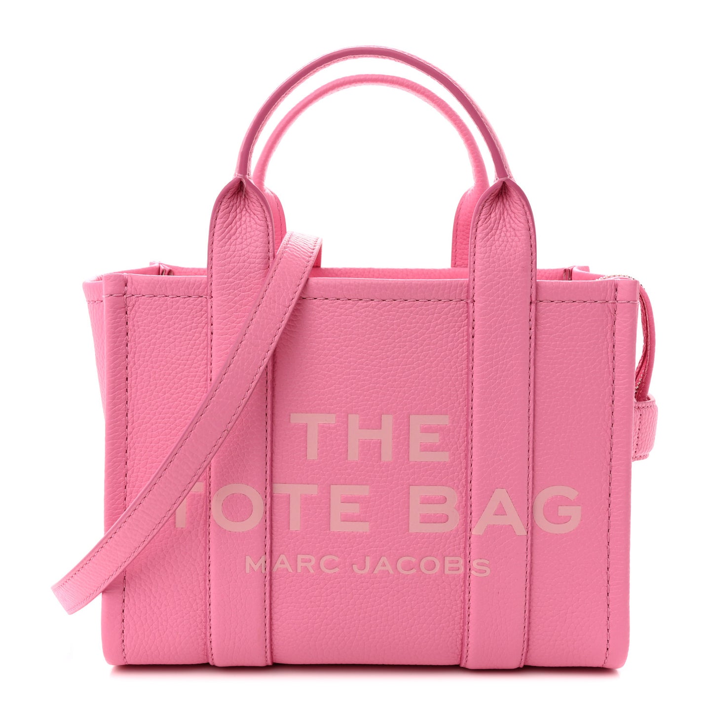 Grained Calfskin Small The Tote Bag Petal Pink