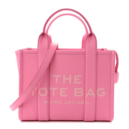 Marc Jacobs Grained Calfskin Small The Tote Bag Petal Pink 1 of 12