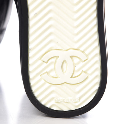 Chanel Aged Calfskin Quilted Boots 36.5 Black 6 of 9
