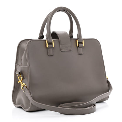 Saint Laurent Calfskin Monogram Baby Cabas Fog 3 of 17