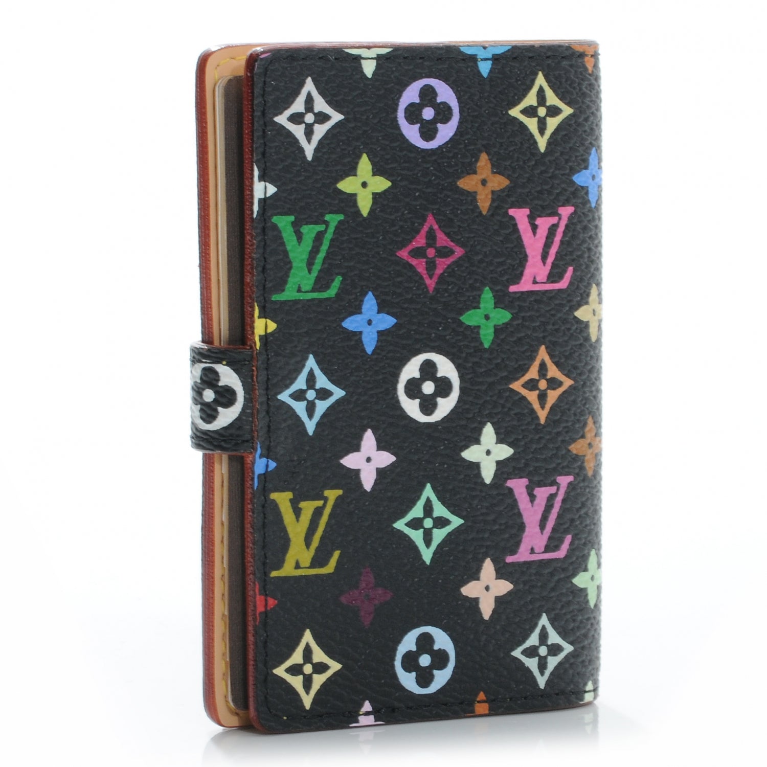 Louis Vuitton Monogram Multicolor Carnet de Bal Mini Agenda Cover Black 3 of 7