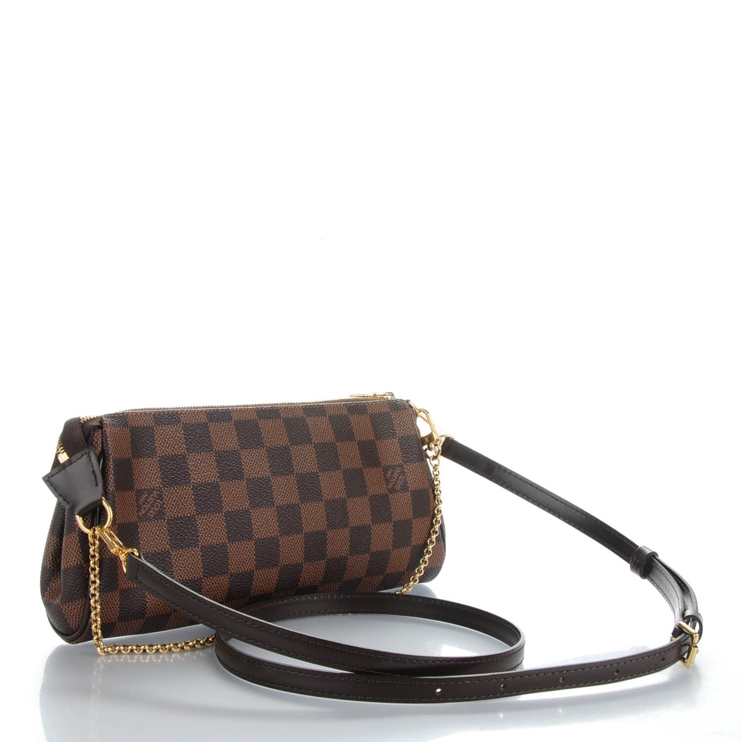 Louis Vuitton Damier Ebene Eva Clutch 3 of 7