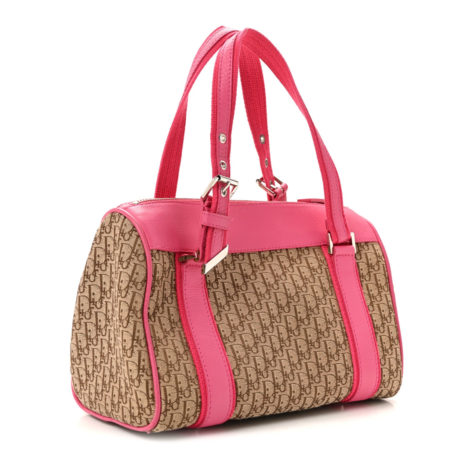 Christian Dior Monogram Street Chic Boston Pink Beige 1838251