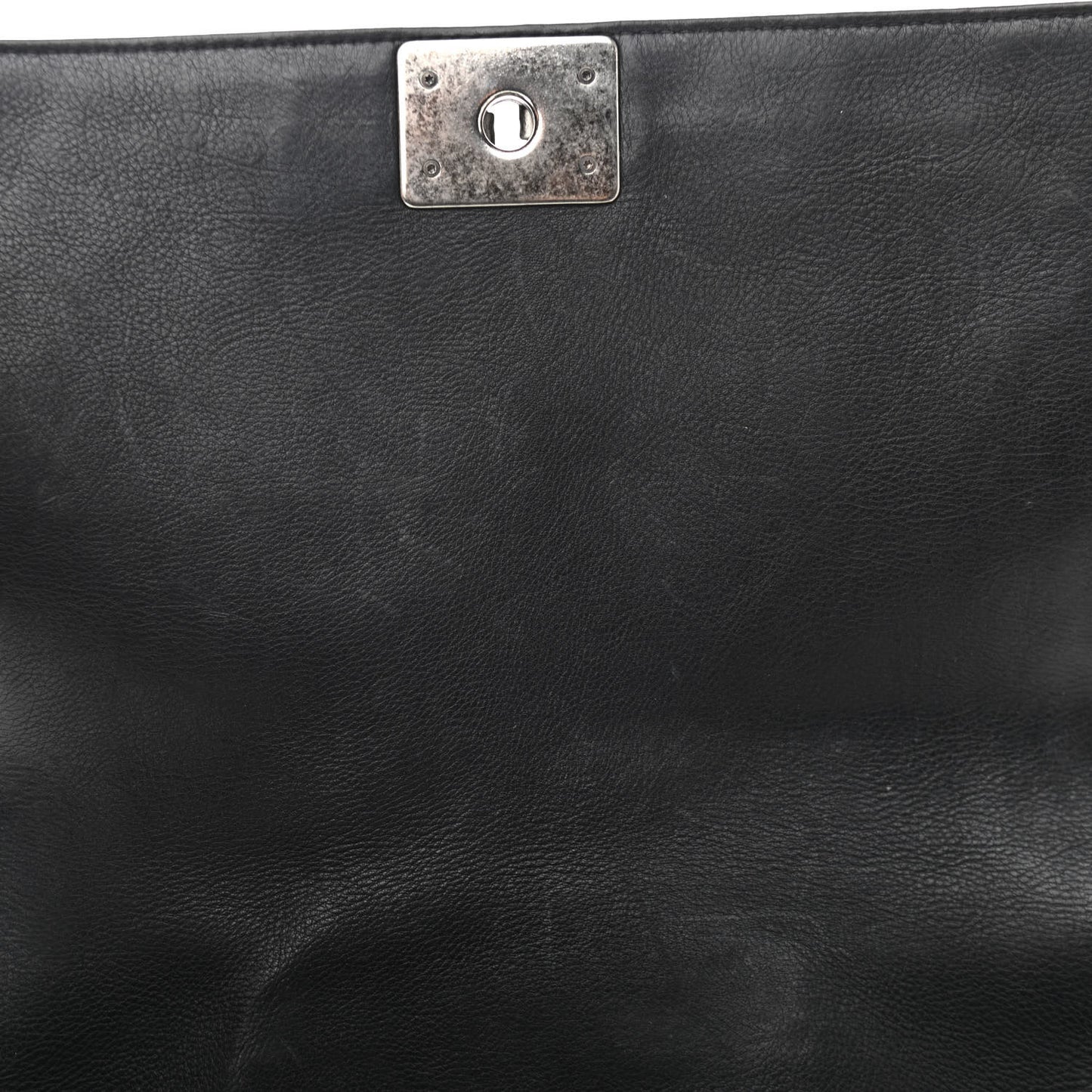 Calfskin Medium Boy Reverso Flap Black