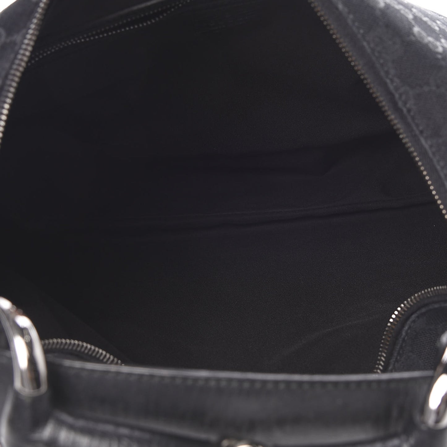 Monogram Medium Horsebit Chain Hobo Black