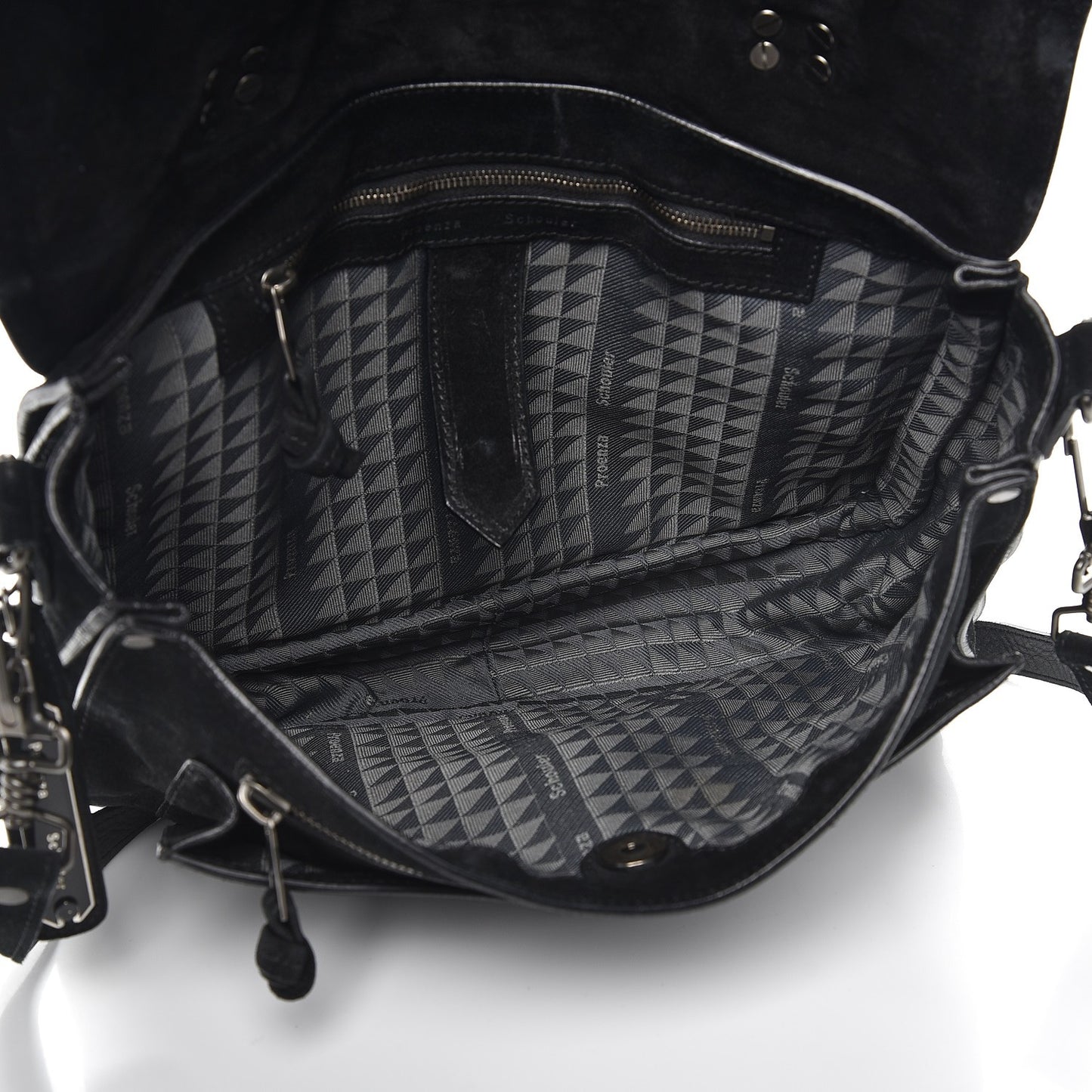 Suede Medium PS1 Satchel Black