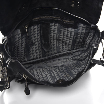 Proenza Schouler Suede Medium PS1 Satchel Black 6 of 11