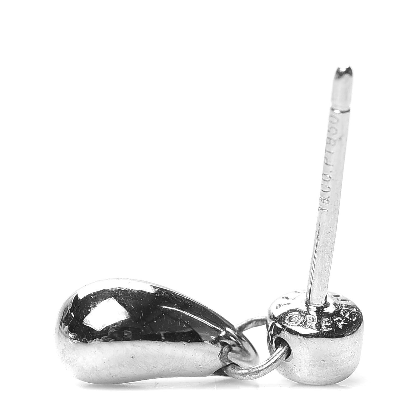 Platinum Diamond Elsa Peretti Teardrop Earrings