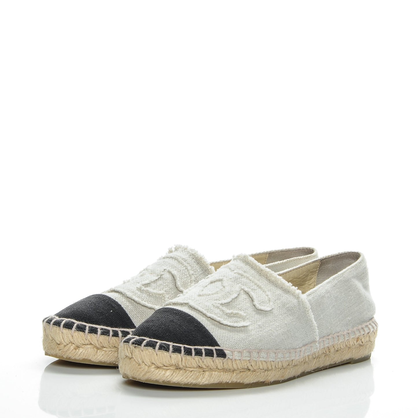 Toile CC Espadrilles 37 Beige Black