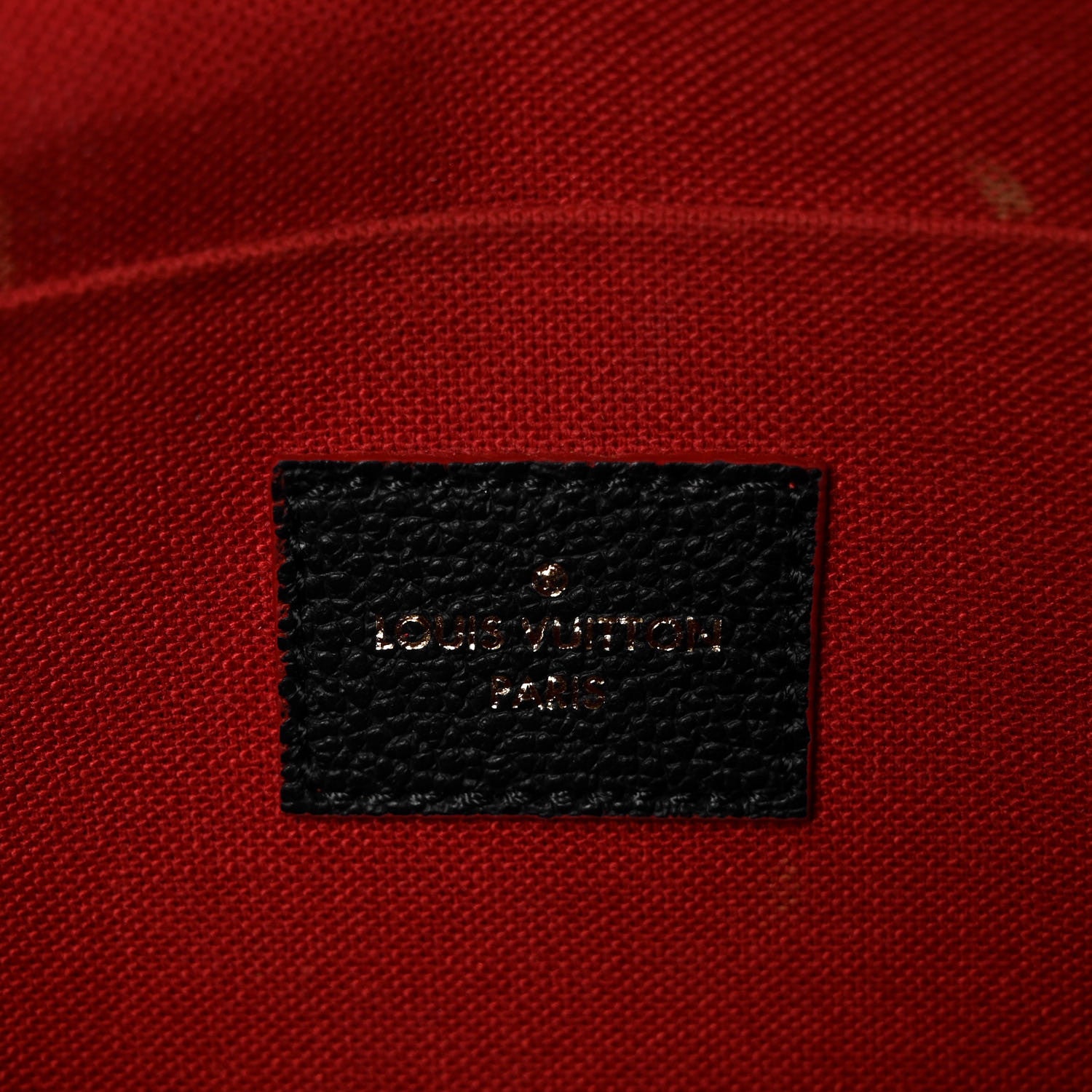 Louis Vuitton Empreinte Pochette Felicie Chain Wallet Marine Rouge 6 of 10