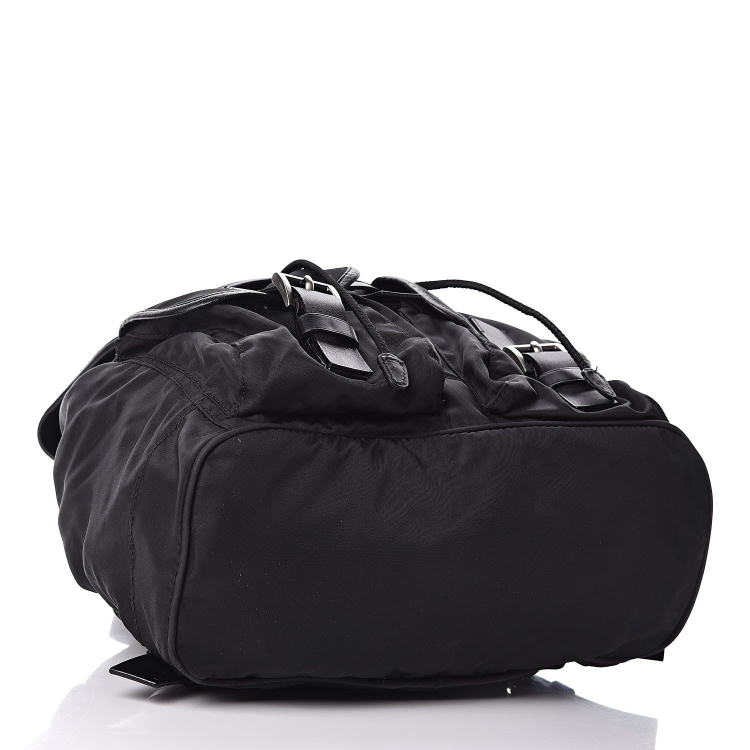 Prada Nylon Vela Medium Backpack Black 4 of 11