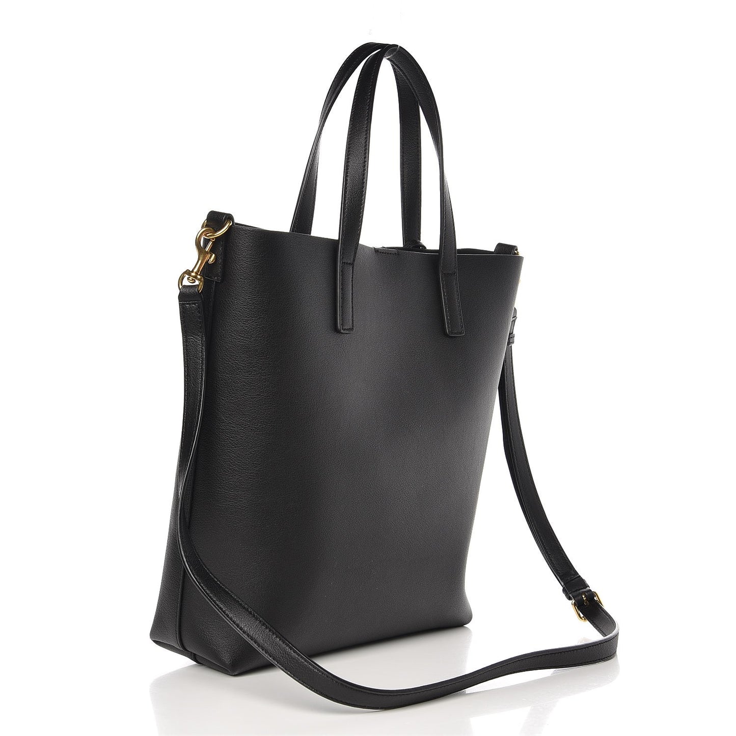 Calfskin Toy Shopping Tote Black