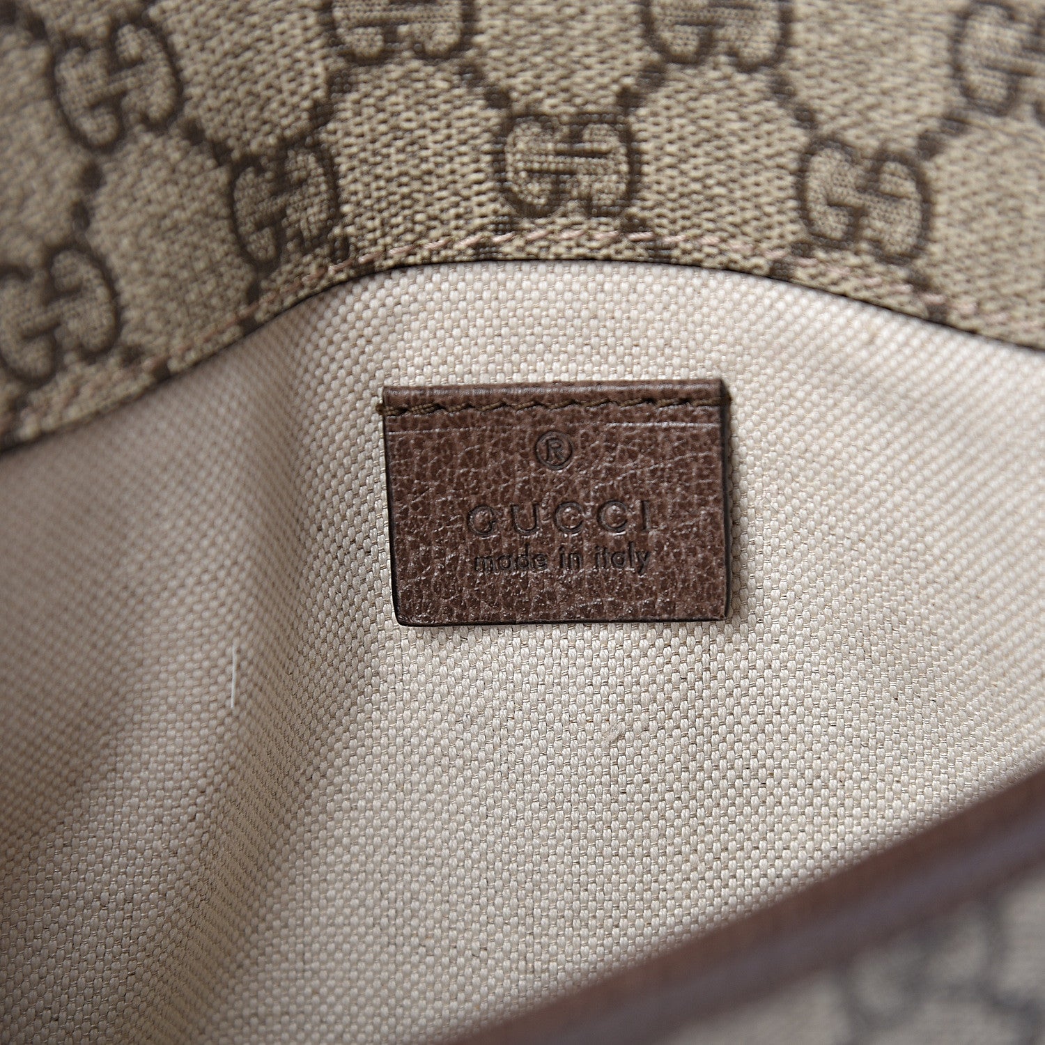 Gucci GG Supreme Monogram Neo Vintage Web Belt Bag Brown 6 of 10