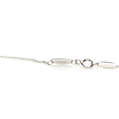 Tiffany Platinum Diamond .21ct Elsa Peretti Diamonds by the Yard Pendant Necklace 5 of 6