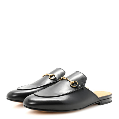 Gucci Calfskin Womens Princetown Slippers 40.5 Black 4 of 10
