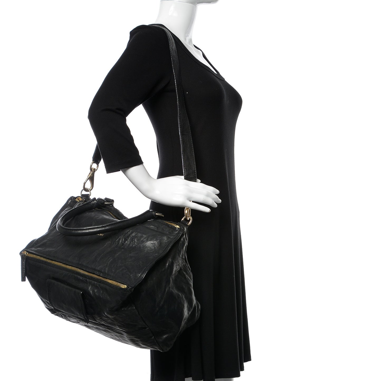 Tumbled Sheepskin Large Pandora Black