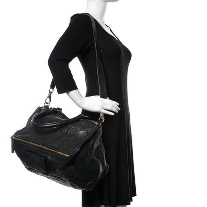Givenchy Tumbled Sheepskin Large Pandora Black 3 of 19