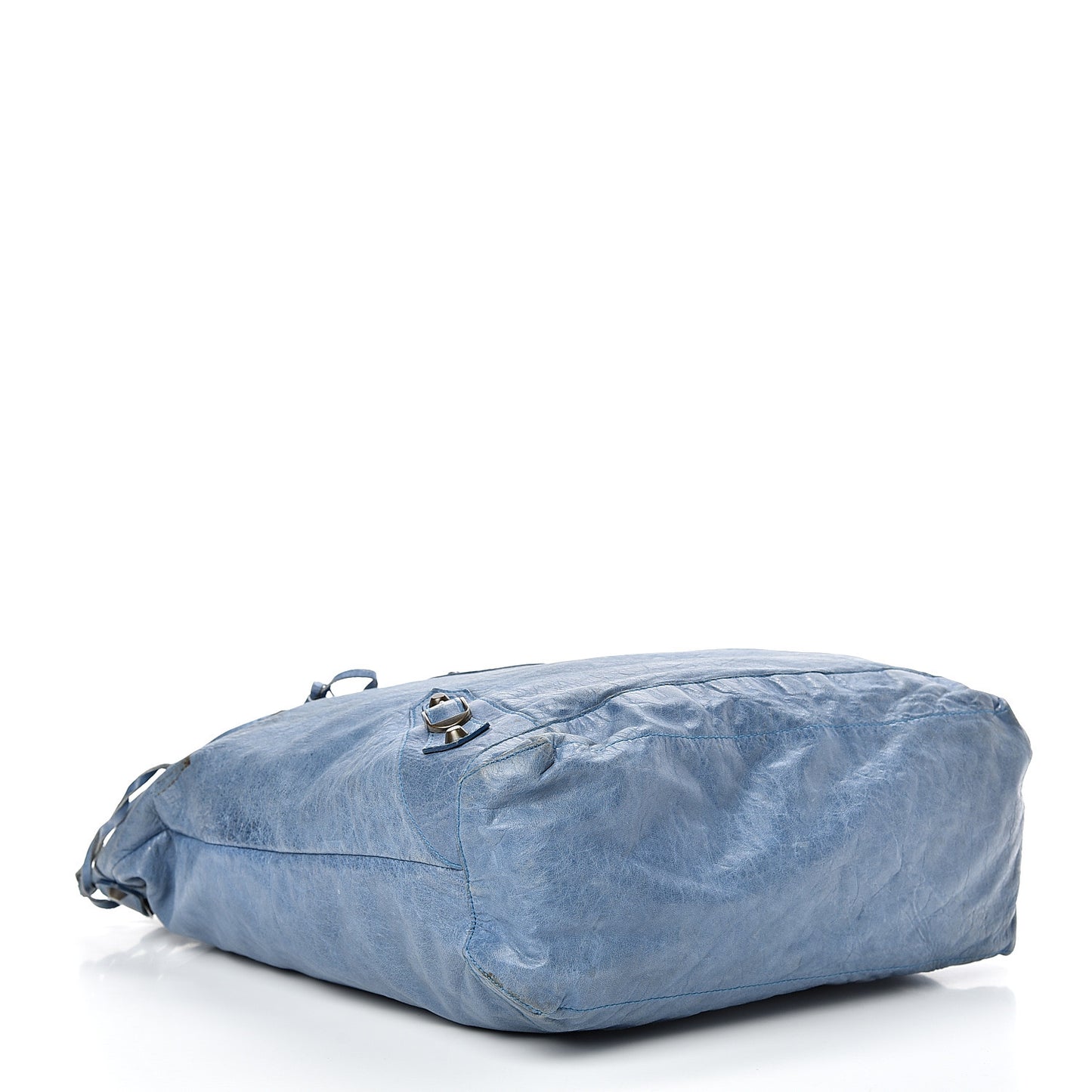 Agneau Classic Hardware Day Hobo Bleu Glacier