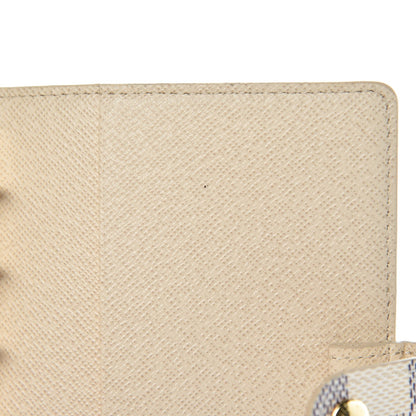 Louis Vuitton Damier Azur Small Ring Agenda Cover 9 of 9