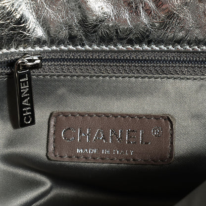 Chanel Perforated Lambskin Hollywood Hobo Metallic Silver 6 of 7