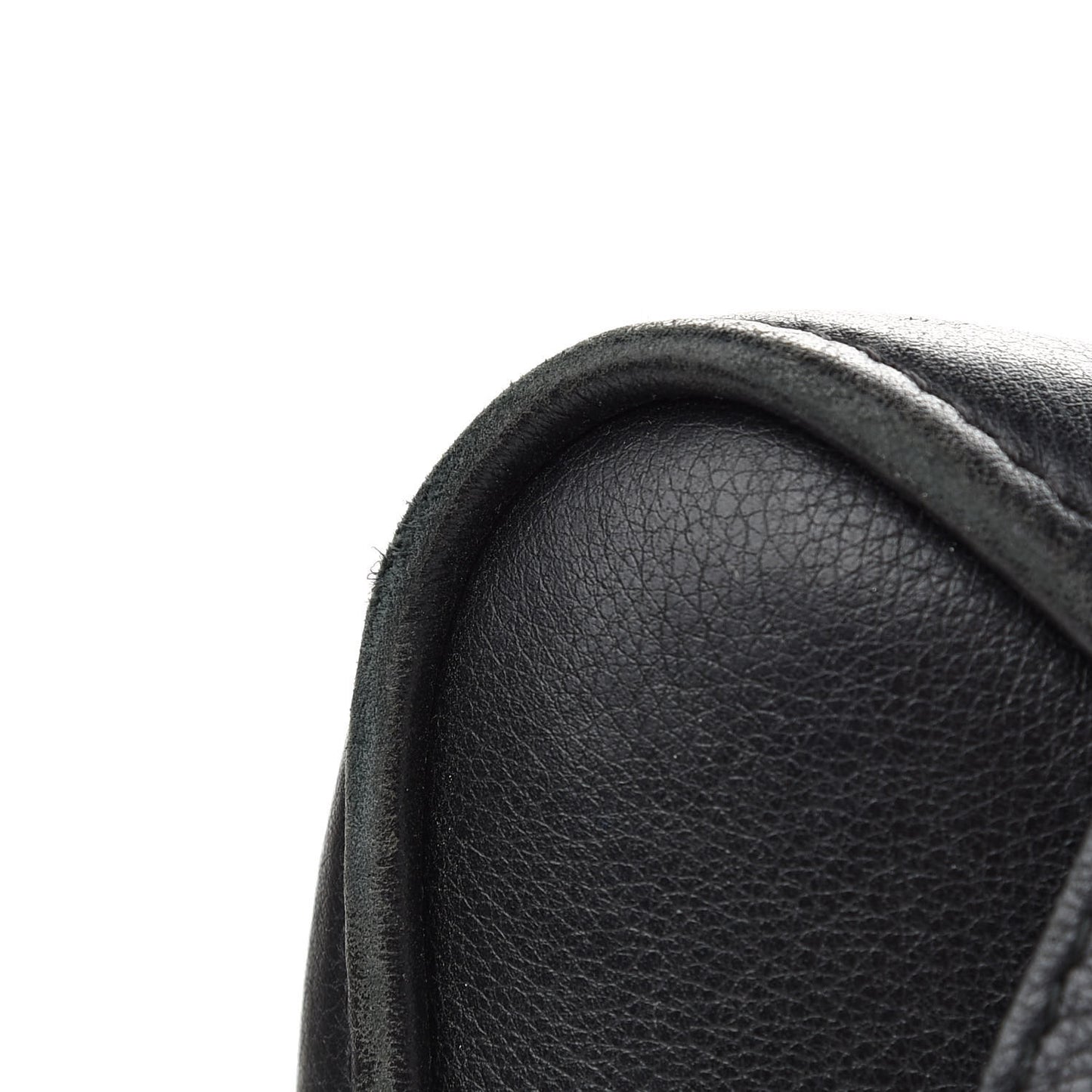 Calfskin S Triangle Duffle Black