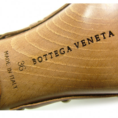Bottega Veneta Leather Woven Clogs Brown 36 5 of 6