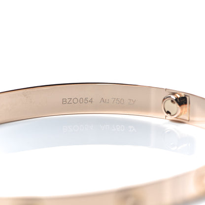 Cartier 18K Pink Gold LOVE Bracelet 19 4 of 7