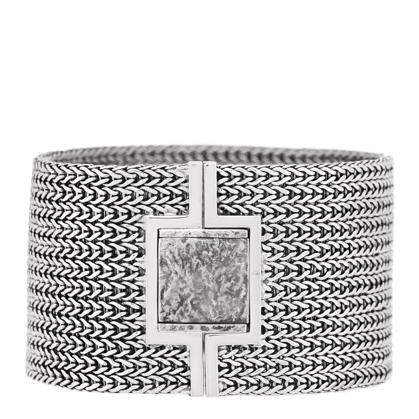 Sterling Silver 36mm Rata Chain Bracelet