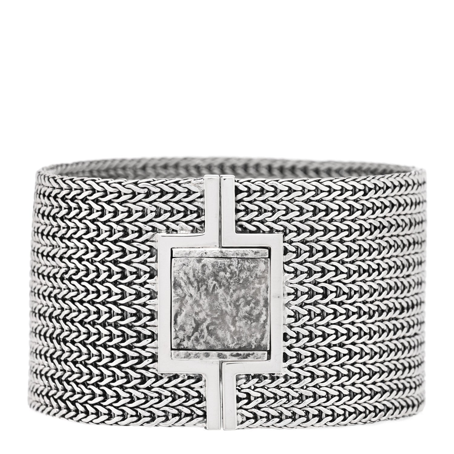 John Hardy Sterling Silver 36mm Rata Chain Bracelet 2 of 3
