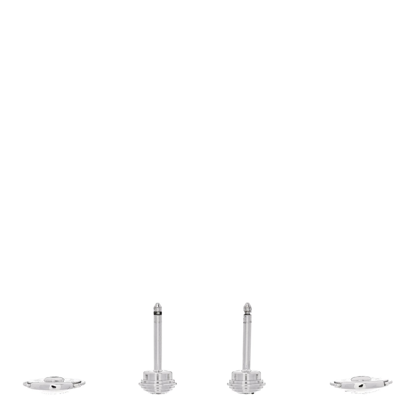18K White Gold Diamond MM D'Amour Earrings