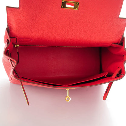 Hermes Taurillon Clemence Kelly Retourne 28 Bougainvillea 8 of 26