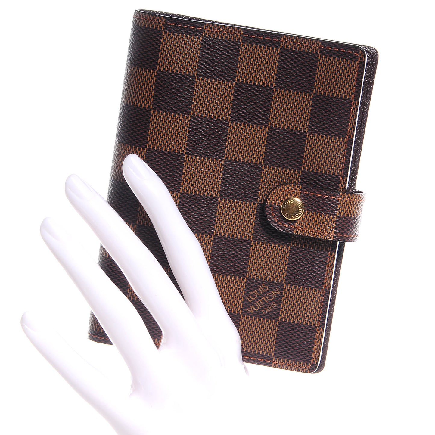 Damier Ebene Small Ring Agenda