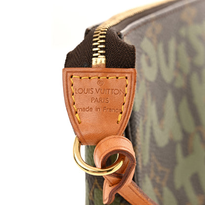 Louis Vuitton Monogram Graffiti Pochette Accessories Kaki 6 of 11