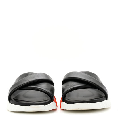 Hermes Nappa Womens Infra Sandals 35.5 Black 3 of 9