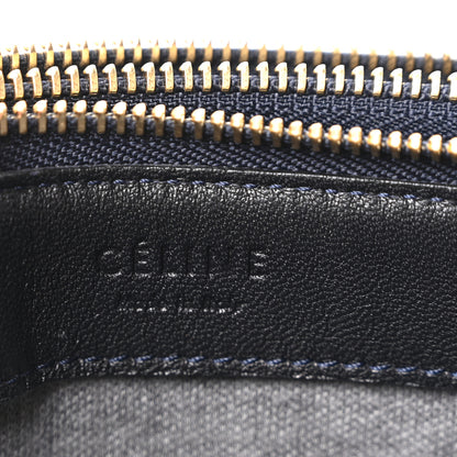 Celine Lambskin Large Trio Crossbody Bag Abyss Blue 6 of 9