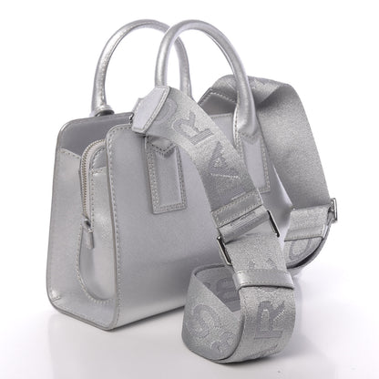 Marc Jacobs Metallic Saffiano Little Big Shot Tote Silver 3 of 10