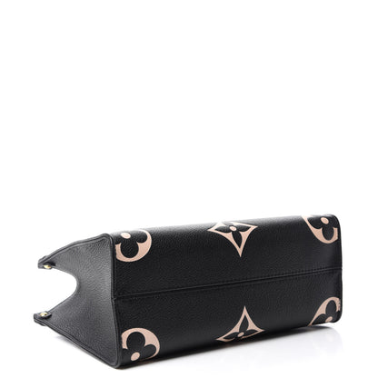 Louis Vuitton Empreinte Monogram Giant Onthego PM Black Beige 4 of 10