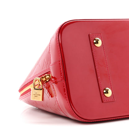 Louis Vuitton Vernis Alma MM Pomme D'Amour 9 of 11