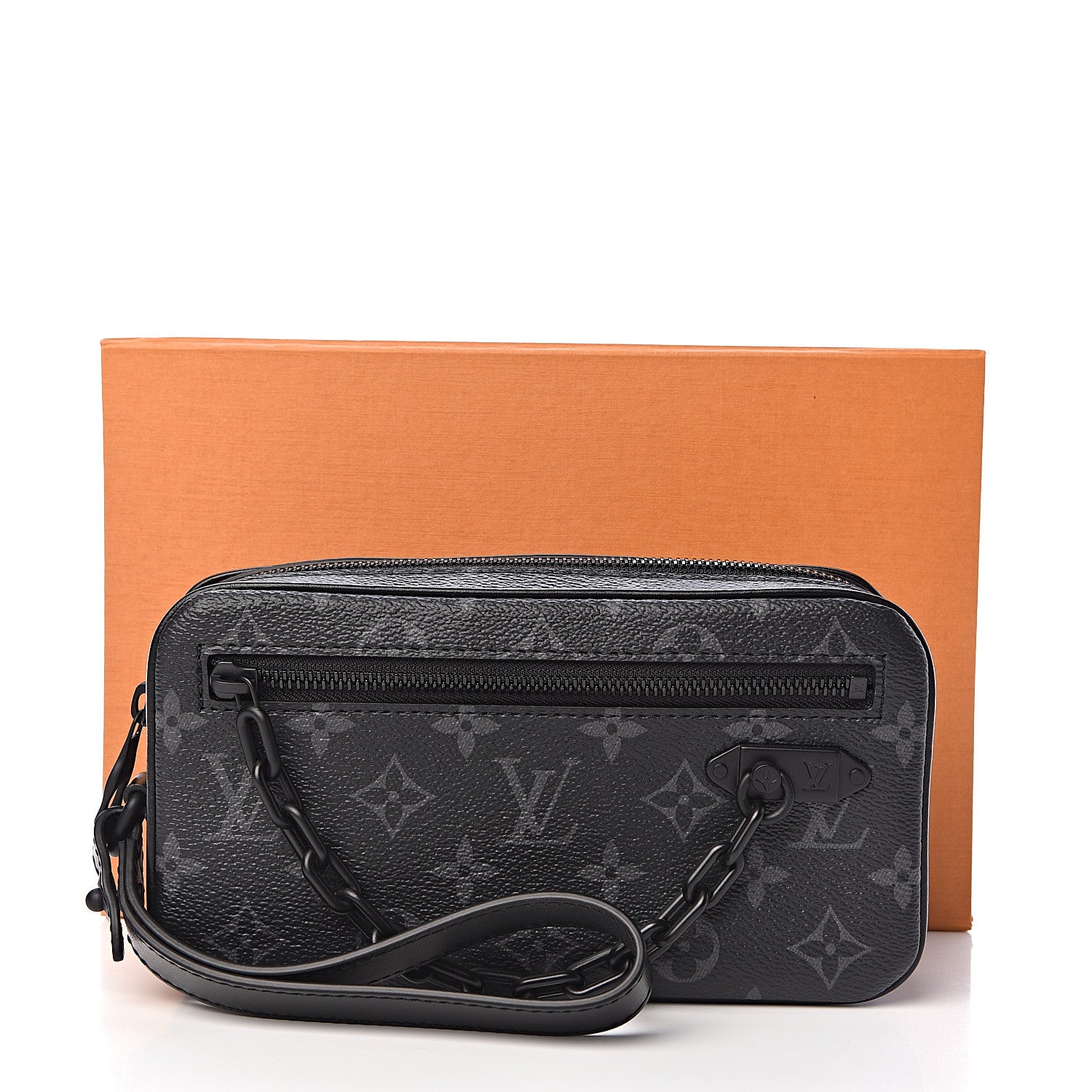 Louis Vuitton Monogram Eclipse Pochette Volga 10 of 10