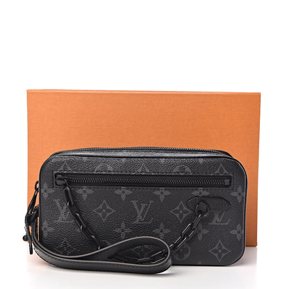 Louis Vuitton Monogram Eclipse Pochette Volga 10 of 10