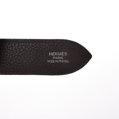 Hermes Taurillon Clemence Jypsiere 37 Chocolate 8 of 10