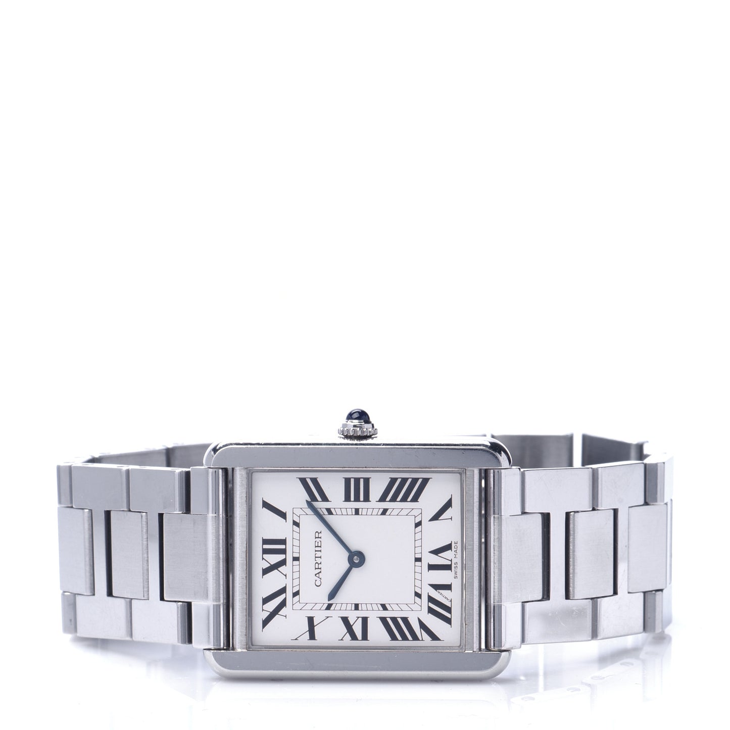 Stainless Steel 27mm Tank Solo Quartz Watch