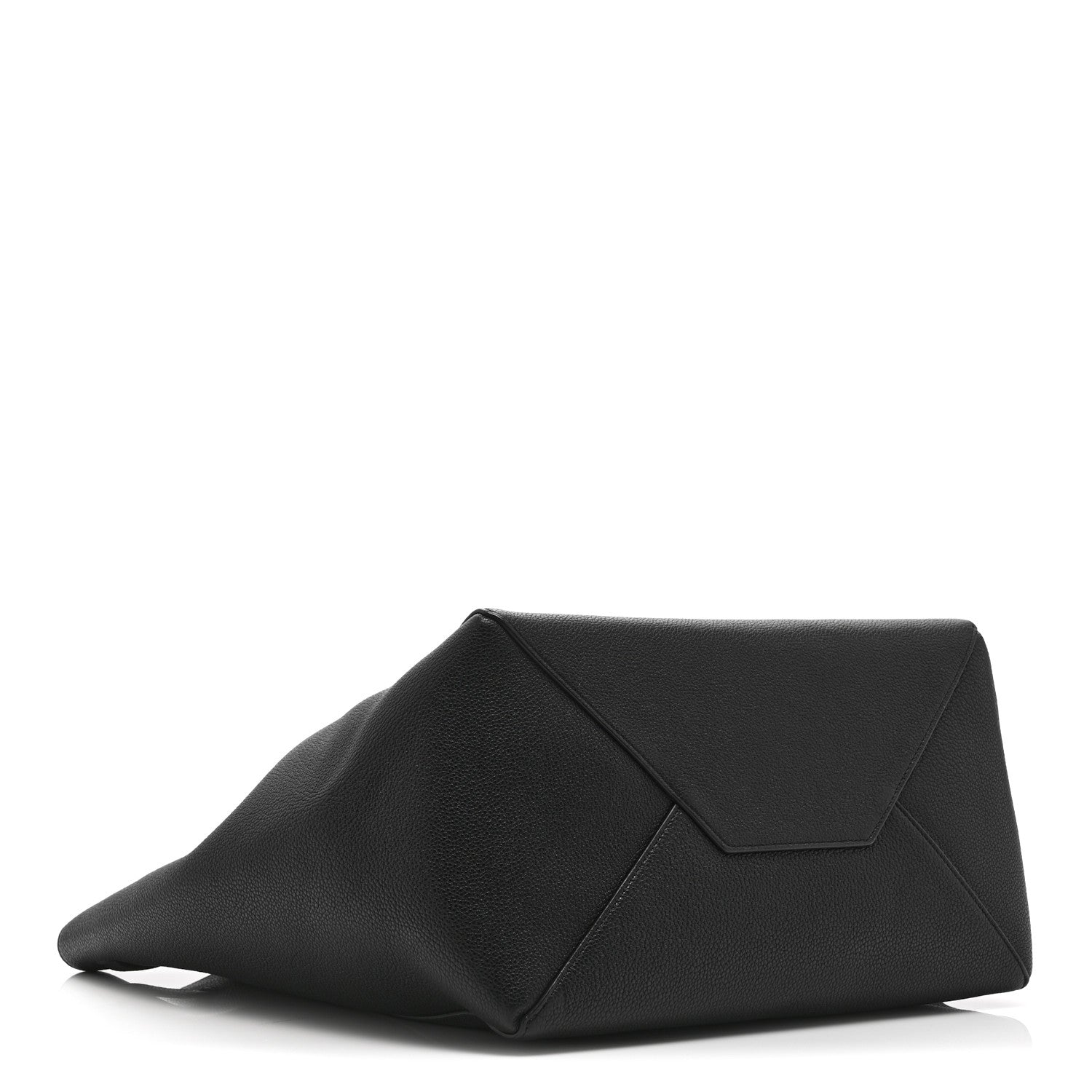 Celine Soft Grained Calfskin Small Belt Cabas Phantom Black 4 of 10